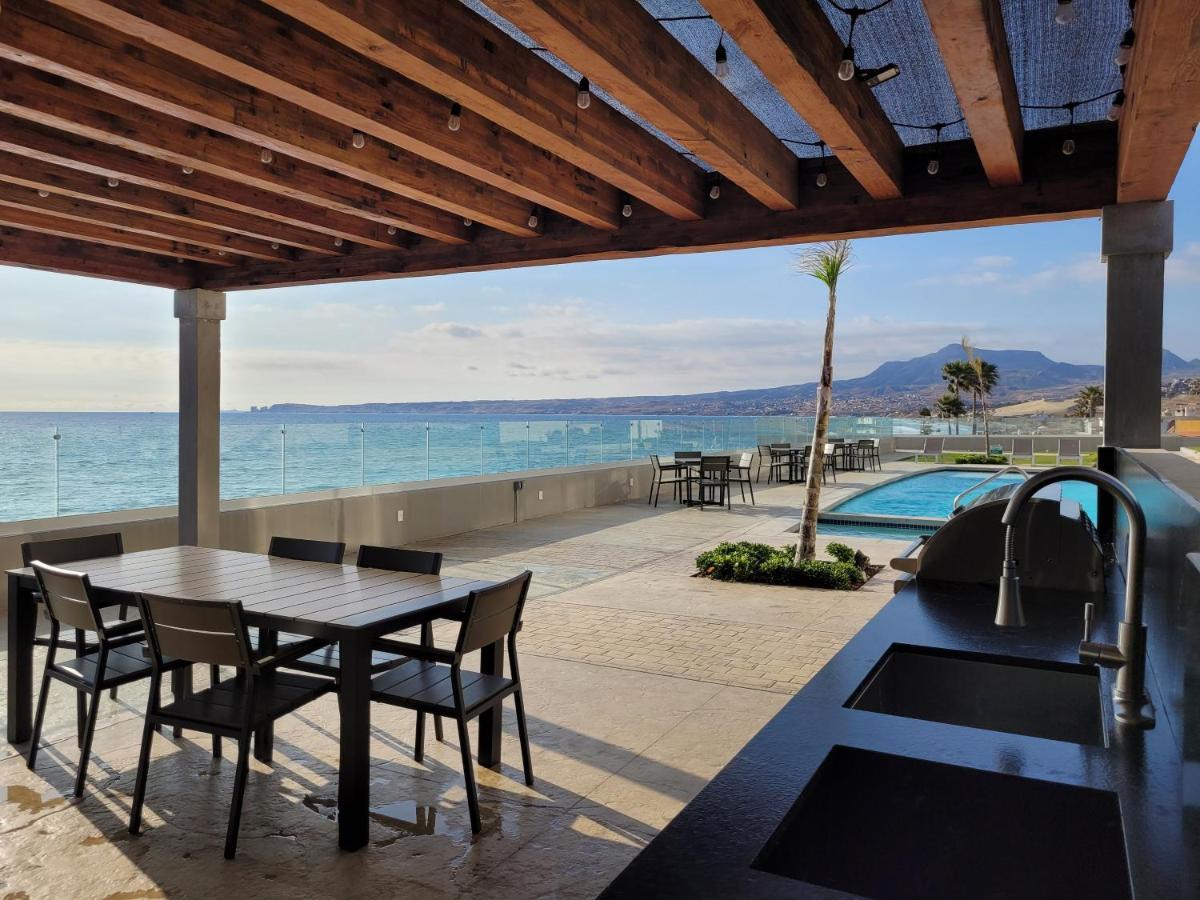 Seafront Condo Pool And Jacuzzi Rosarito Exterior foto